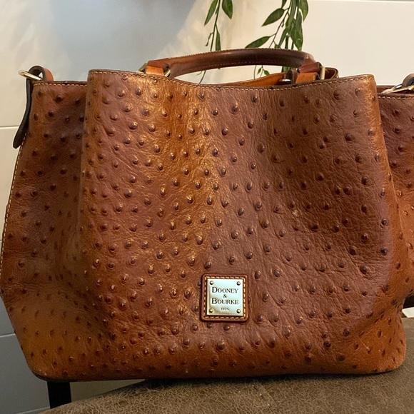 Dooney & Bourke Bags Dooney Bourke Top Handle Ostrich Leather
